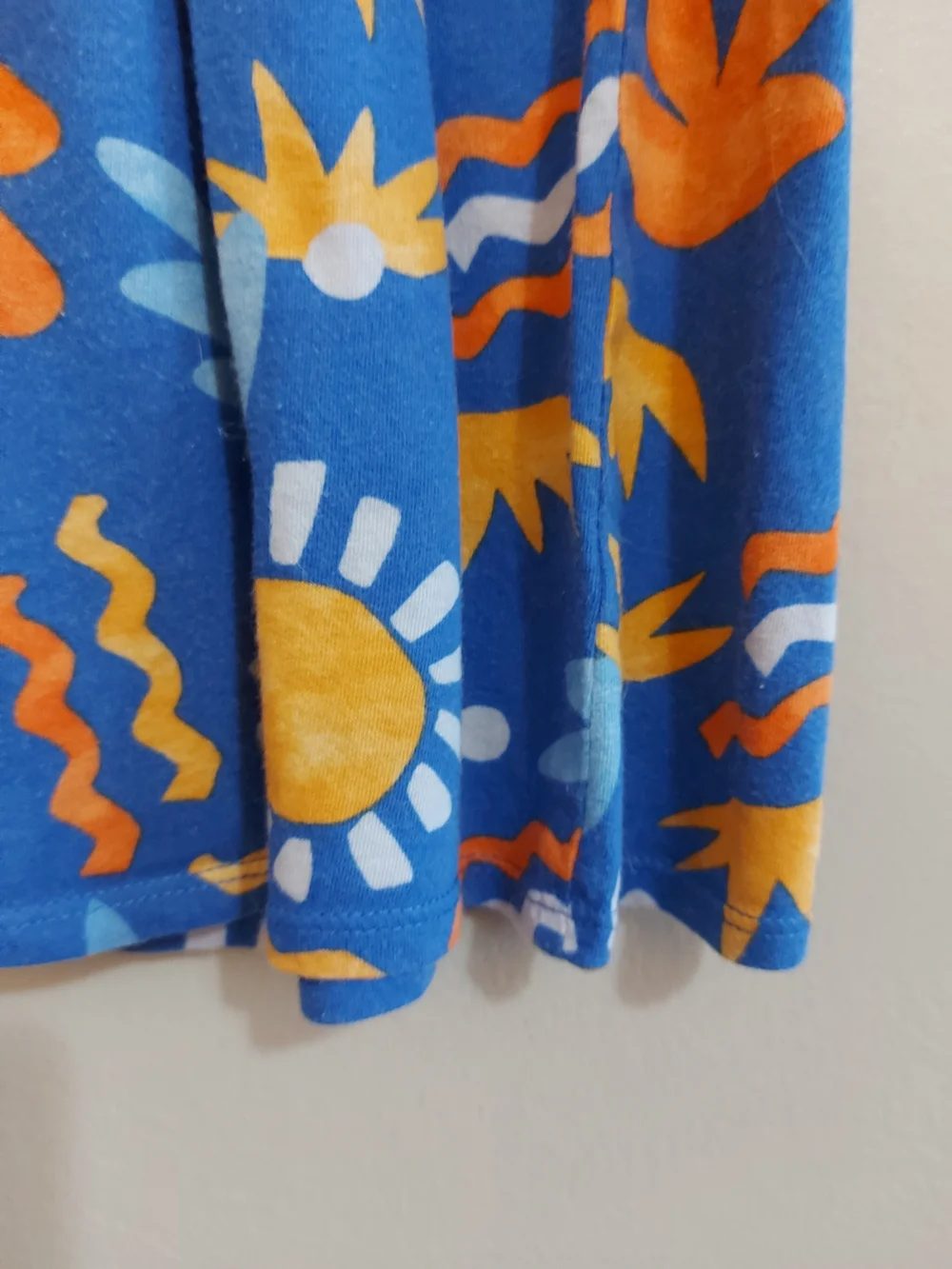 Old Navy Blue Sun & Floral Print Cotton Sun Dress – Size 5T EUC - Picture 13 of 16